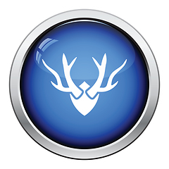 Image showing Deer\'s antlers  icon