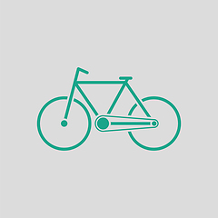 Image showing Ecological bike icon