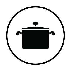 Image showing Kitchen pan icon