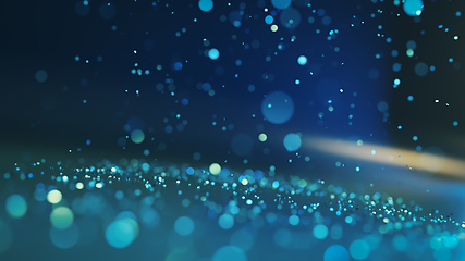 Image showing sparkling cold glitter background