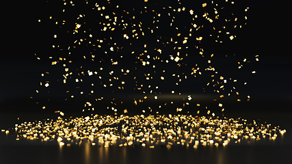 Image showing sparkling gold glitter background