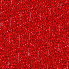 Image showing abstract red line pattern background