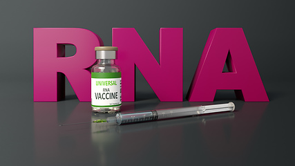 Image showing New universal method RNA vaccine