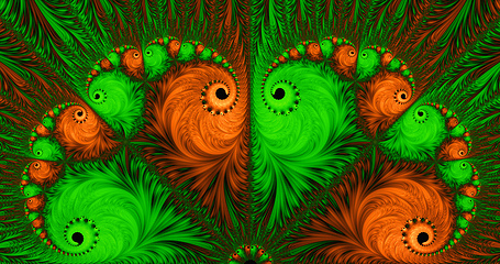 Image showing decorative fractal background graphic