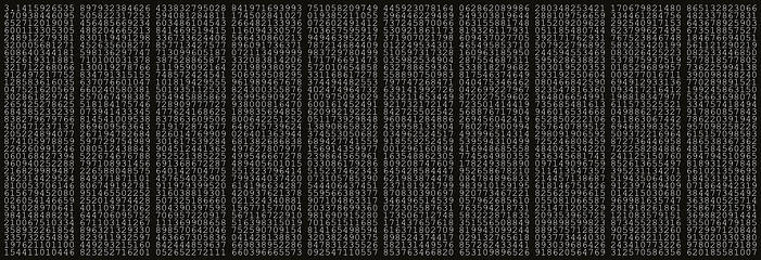 Image showing number of pi as a background