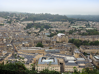 Image showing Aerial view of Bath