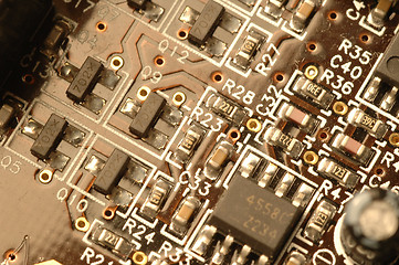 Image showing Electronic components