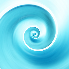 Image showing turquoise swirl