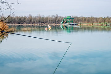 Image showing Quarry pond gravel pit