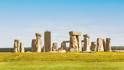Image showing Stonehenge in Great Britain