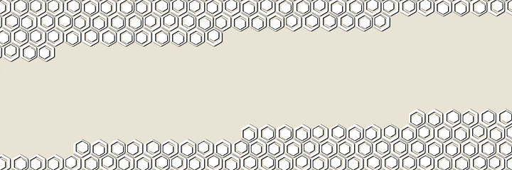 Image showing bright hexagon tiles background