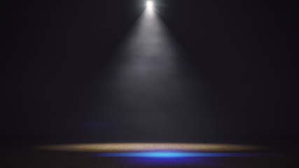 Image showing moody stage light background