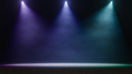 Image showing moody stage light background