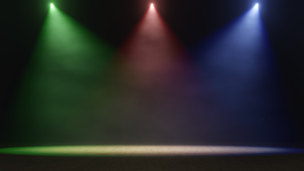 Image showing moody stage light background