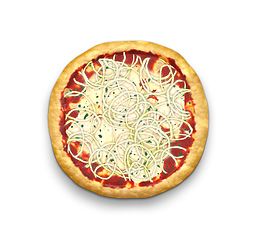 Image showing typical delicious pizza