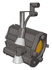 Image showing A pump hardware picture vector or color illustration