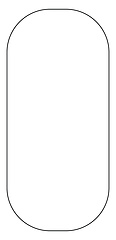 Image showing Simple sketck of a white pill vector on white background 