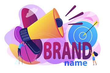 Image showing Brand name concept vector illustration.