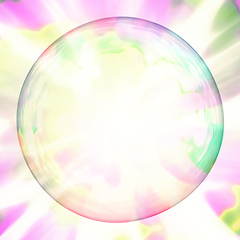 Image showing soap bubble background illustration