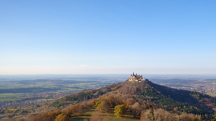 Image showing Castle Hohenzollern Germany at autumn