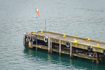 Image showing old pier New Zealand