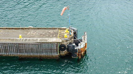 Image showing old pier New Zealand