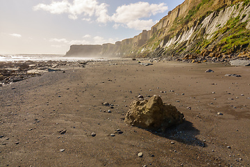 Image showing Beautiful day at Waihi Beach New Zealand