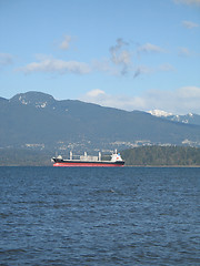 Image showing tanker on the ocean