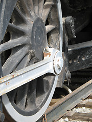 Image showing old wheel train
