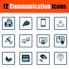 Image showing Communication icon set