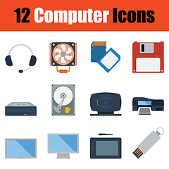 Image showing Computer icon set