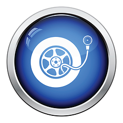 Image showing Tire pressure gage icon