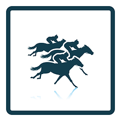 Image showing Horse ride icon