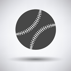 Image showing Baseball ball icon