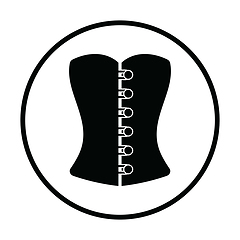 Image showing Sexy corset icon