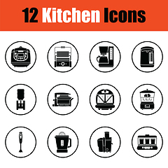 Image showing Kitchen icon set