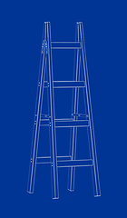 Image showing 3d model of ladder