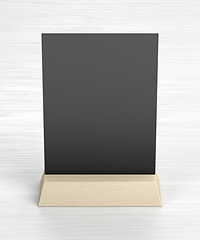 Image showing Blank menu holder