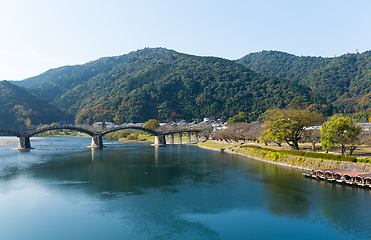 Image showing Kintai Bridge in Japan