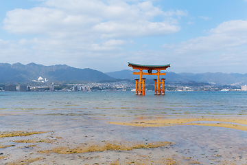 Image showing Temple hiroshima miyajima island