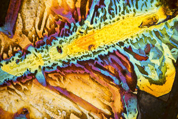 Image showing salt acid microcrystals