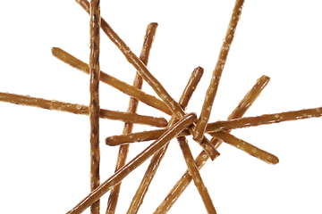 Image showing salt sticks closeup