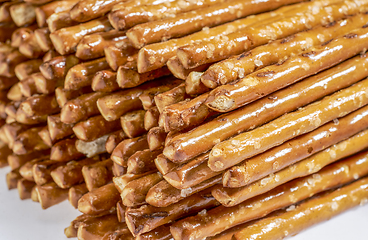 Image showing salt sticks closeup