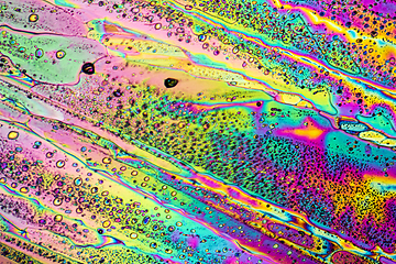 Image showing colorful Sodium acetate micro crystals