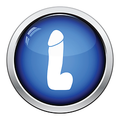 Image showing Rubber dildo icon