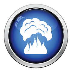 Image showing Fire and smoke icon