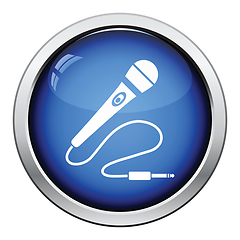 Image showing Karaoke microphone  icon