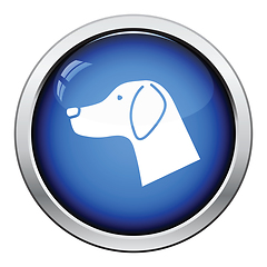 Image showing Dog head icon