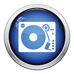 Image showing Vinyl player icon