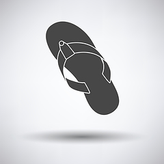 Image showing Flip flop icon